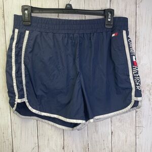 Tommy Hilfiger Blue Navy Athletic Shorts Size Medium